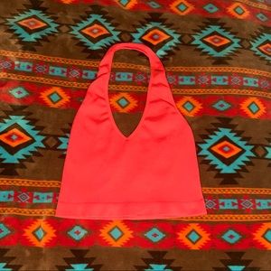 Hot pink crop top